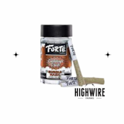 Forte Cannabis Cantaloupe Crush Bubble Hash Infused Preroll .5g 3pack