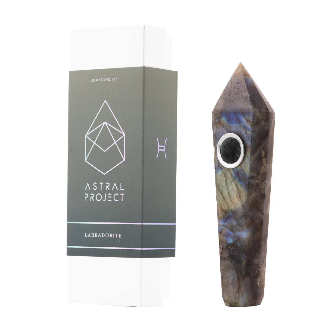 ASTRAL PROJECT - LABRADORITE GEMSTONE PIPE - ASTRAL PROJECT Main Image