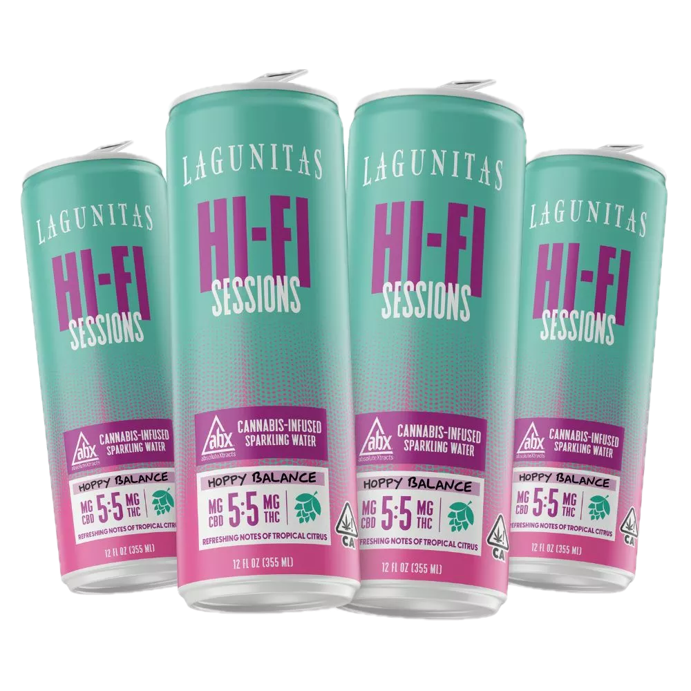 Lagunitas | Hi-Fi Sessions | Hoppy Balance 1:1 | Sparkling Water | 4pk