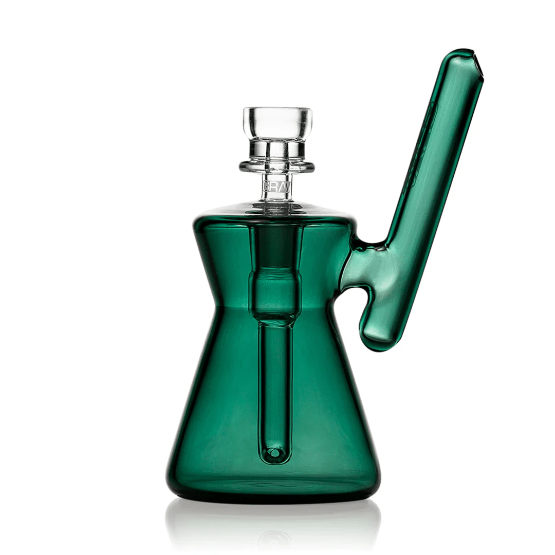 Grav - LAKE GREEN HOURGLASS POCKET BUBBLER - GRAV Main Image