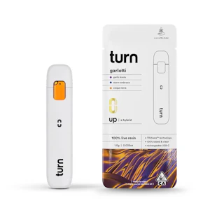 Turn - Garlotti (SH) | 1g Live Resin Disposable | Turn