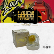 Five Star Extracts Nug Run Sugar Sauce Larry & Gary 1g