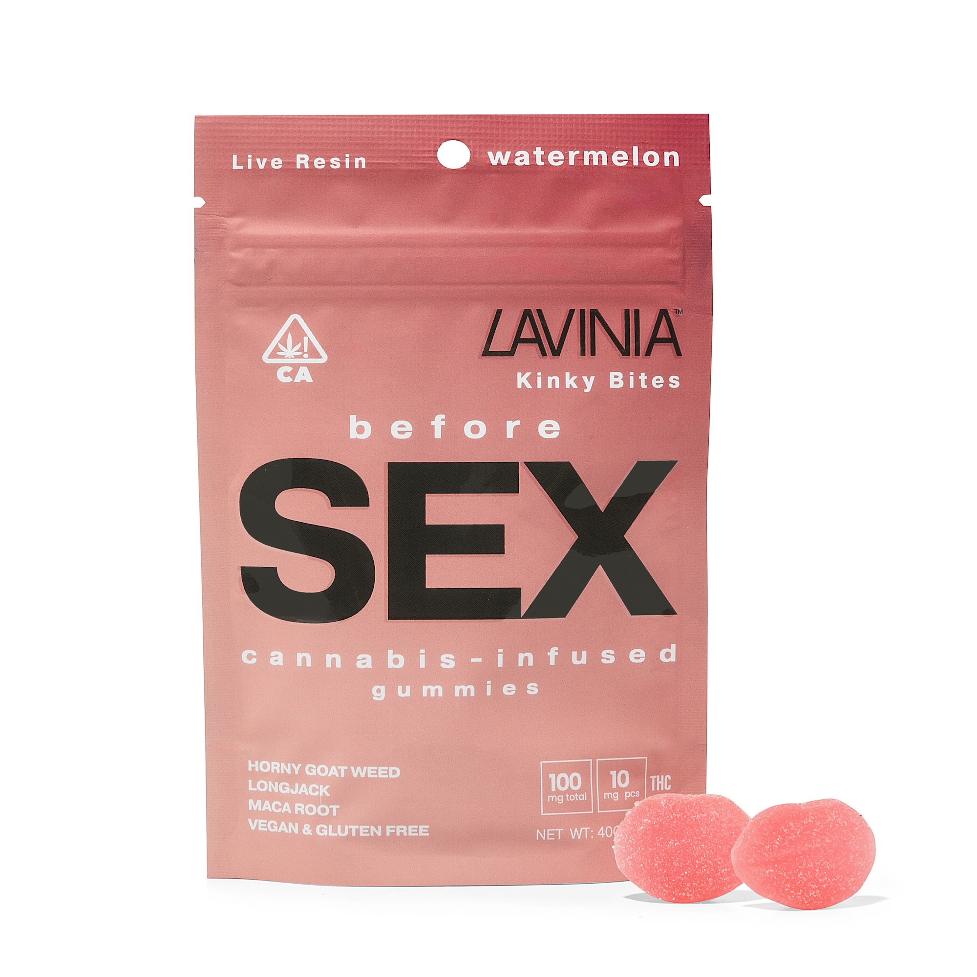 LAVINIA | Kinky Bites| Before SEX | Watermelon | Live Resin Gummies
