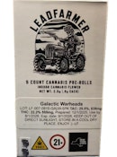 LeadFarmer - Galactic Warhead - 22.20% THC - 0.5g x 5pk - Pre-Roll