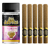 Grape Cookies -Indica- Lil' Lefties Premium Infused Bluntrolls (Infused Pre-Rolls) 5pk, 6.5g | Left Coast      -nn6 back