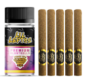 Monster Cookies -Indica- Premium Infused Bluntrolls (Infused Pre-Rol) 5pk, 6.5g | Left Coast      -nn6 front