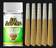 Watermelon Mojito -Indica- Lil' Lefties Premium (Infused Pre-Roll) 5pk, 3.75g | Left Coast      -mm6 front