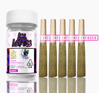 LEFT COAST - LEFT COAST 3.75G Monster Cookie Lil Leftys Infused Preroll 5pk