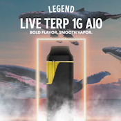 Legend | Afghani Hills | Live Terpene | Disposable | 1g