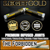Legit Platinum | The Forbidden | Infused Pre-roll | 2 x .5g