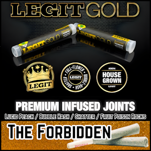 Legit Gold - Legit Platinum | The Forbidden | Infused Pre-roll | 2 x .5g