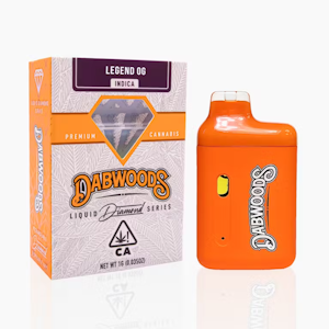 DABWOODS - Dabwoods - Disposable Vape - Liquid Diamond - Indica - Legend OG - (1g)