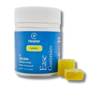 HEALER - Healer | CBD:CBDA 1:1 Ease Lemon | Gummy | 200mg [20pc]