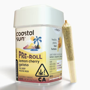 Coastal Sun - Coastal Sun - Pre Roll Pack - Hybrid - Lemon Cherry Sherbet - (3.5g) 10 pack