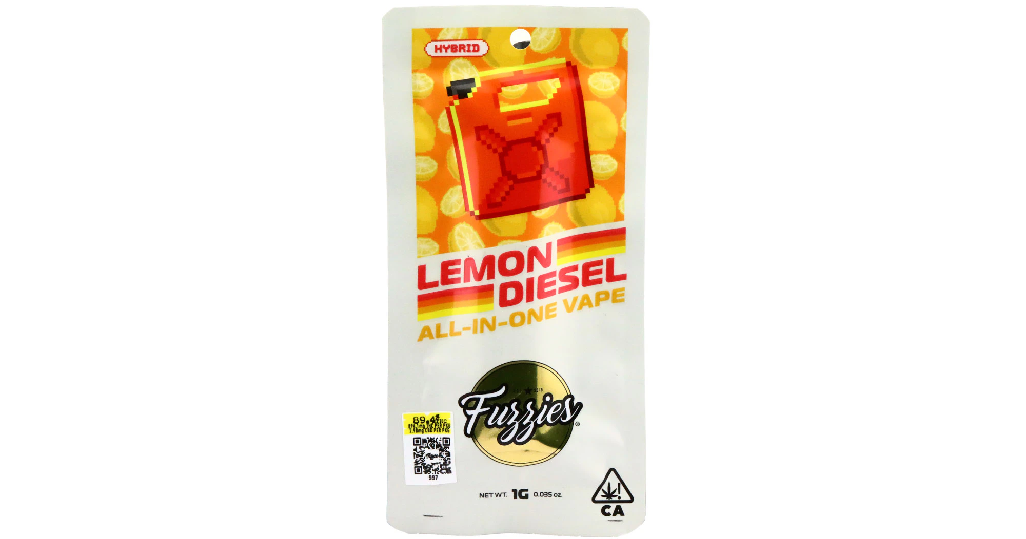 Sublime - 1g Lemon Diesel / All in One / Fuzzies Main Image