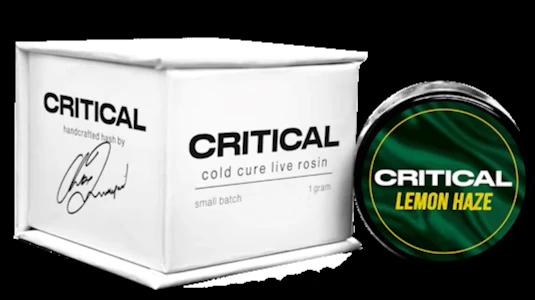 CRITICAL - Critical Concentrates - Lemon Haze - 1G - Cold Cure Rosin