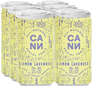 Cann - Cann Social Tonic 6pk Lemon Lavender CBD 2:1