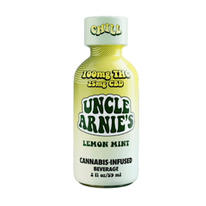 UNCLE ARNIE'S - Lemon Mint | 2oz 4:1 THC:CBD 100mg Beverage | Uncle Arnie's