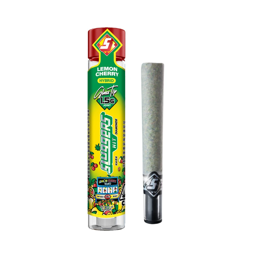 Sluggers - Sluggers - 1.5g Hash Infused PreRoll (Lemon Cherry Gelato-Hybrid) Main Image
