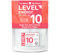 LEVEL | LEVEL 10 ENERGY 4:2:1 THC/THCV/CBG - 10PK | CAPSULE