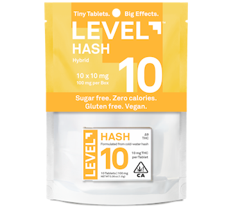 LEVEL - LEVEL | LEVEL 10 HASH - 10PK | CAPSULE | 100MG