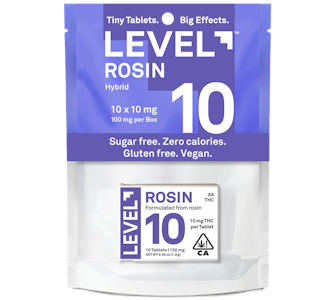 LEVEL - LEVEL | LEVEL 10 ROSIN - 10PK | CAPSULE | 100MG