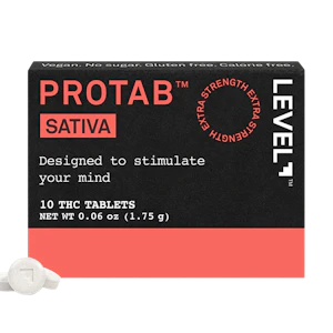 LEVEL+ - Protab Sativa (S) | 25mg 10pk Tablets | Level