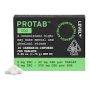 Level | Protab | CBD | Tablets | 10pk | 1mg