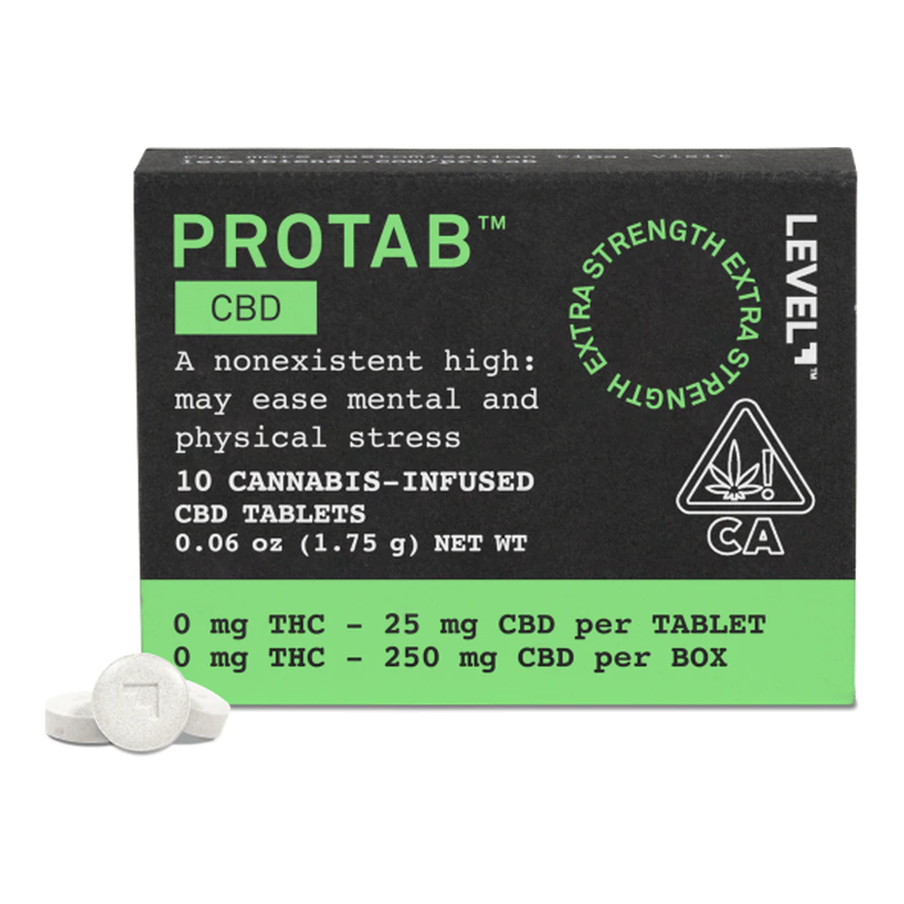 LEVEL - Level | Protab | CBD | Tablets | 10pk | 1mg Main Image