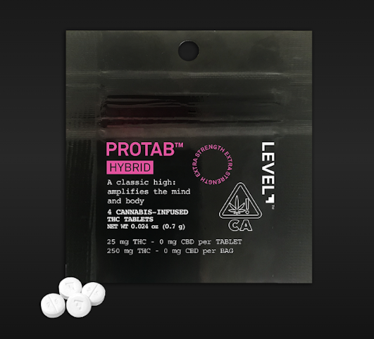 LEVEL - -HYBRID- PROTAB™ 10.7% THC | 20mg 2pk (Tablets) | LEVEL   -OO5 MIDDLE 2
