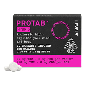 Level | Protab | Hybrid | Tablets | 25mg 10pk | 250mg