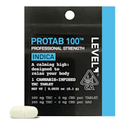 Level | Protab | Indica | Single Serving | 100mg