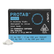 Level | Protab | Indica | Tablets | 25mg 10pk | 250mg