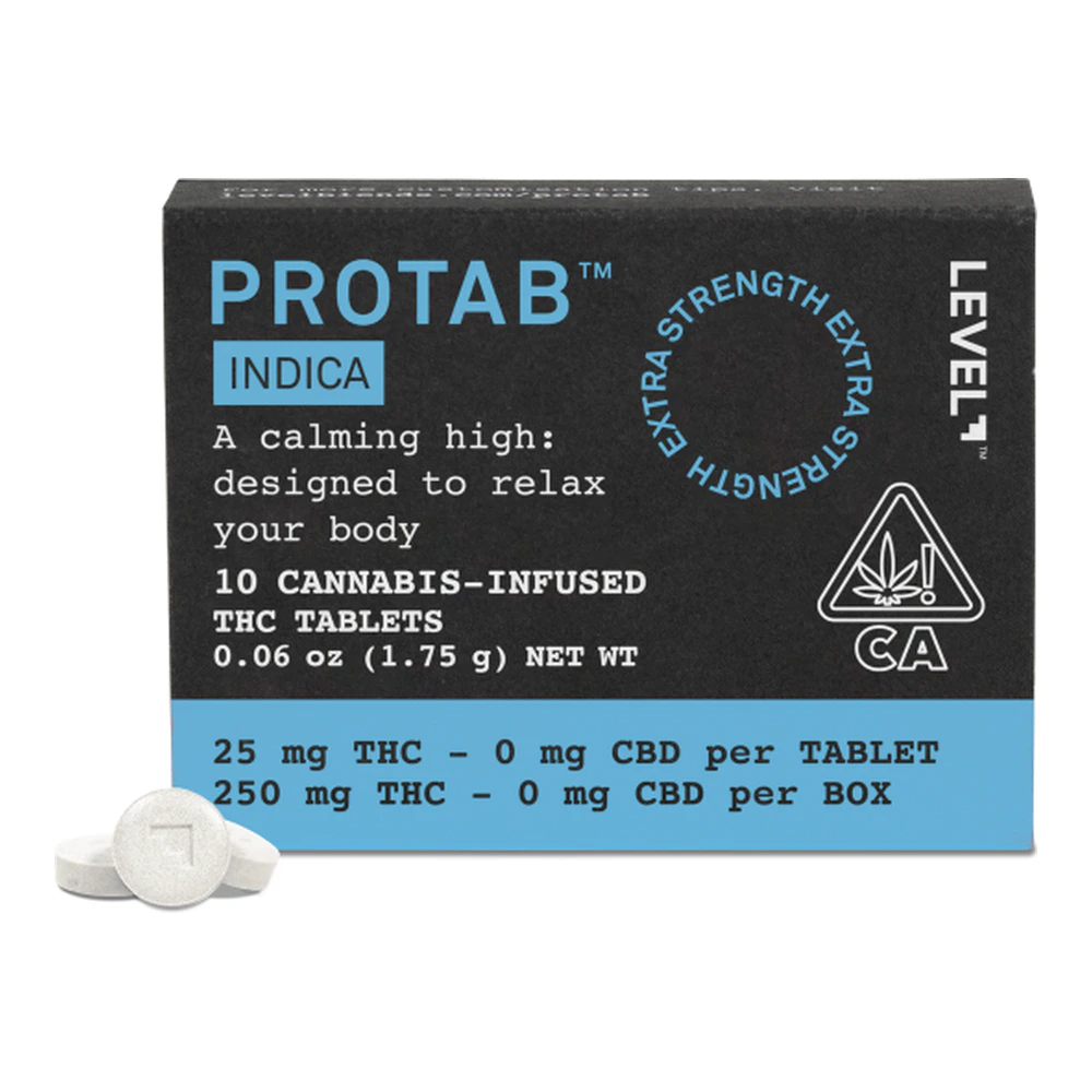 LEVEL - Level | Protab | Indica | Tablets | 25mg 10pk | 250mg Main Image