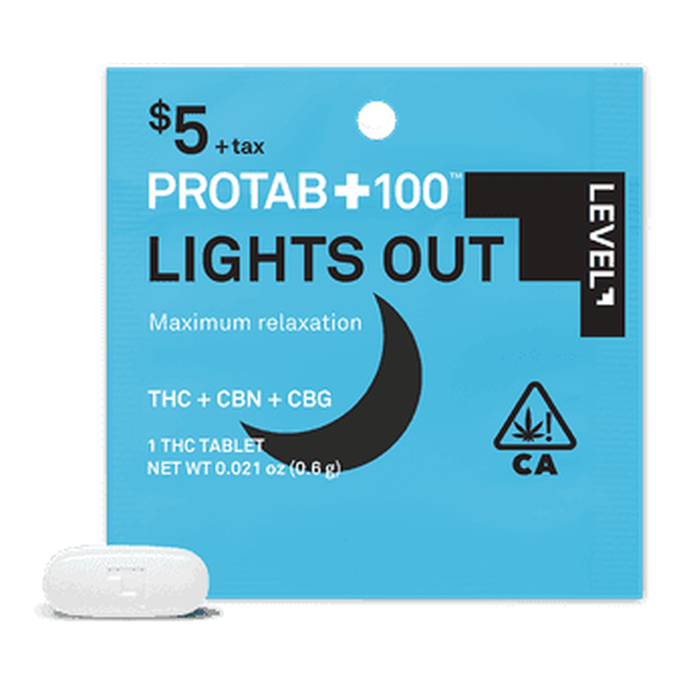 Level | Protab | Lights Out | Single Serving | 100mg