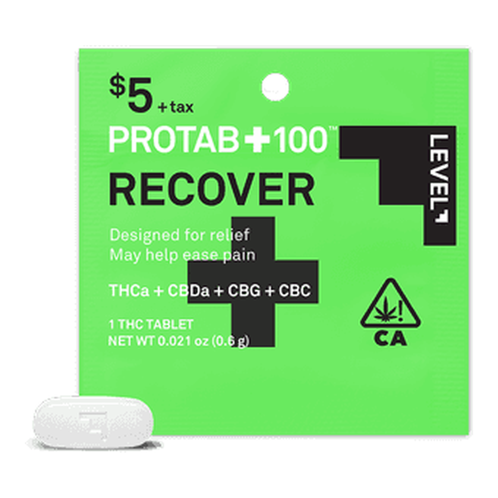 Level | Protab | Recover | Single Serving | 100mg