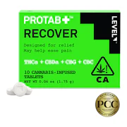 Level | Protab | Recover | Tablets | 10mg 10pk | 100mg THCv