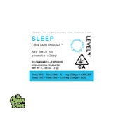 LEVEL - Sleep CBN Tablingual - 20Pk