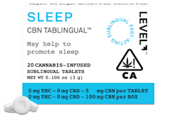 ON SALE LEVEL SLEEP CBN TABLINGUAL 103mg CBN