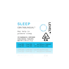 LEVEL - Capsule - Sleep CBN Tablingual - 20-Pack