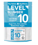 Level | Slumber | Tablets | 10:4:2 | THC:CBN:CBG | 1 mg 10pk | 100mg