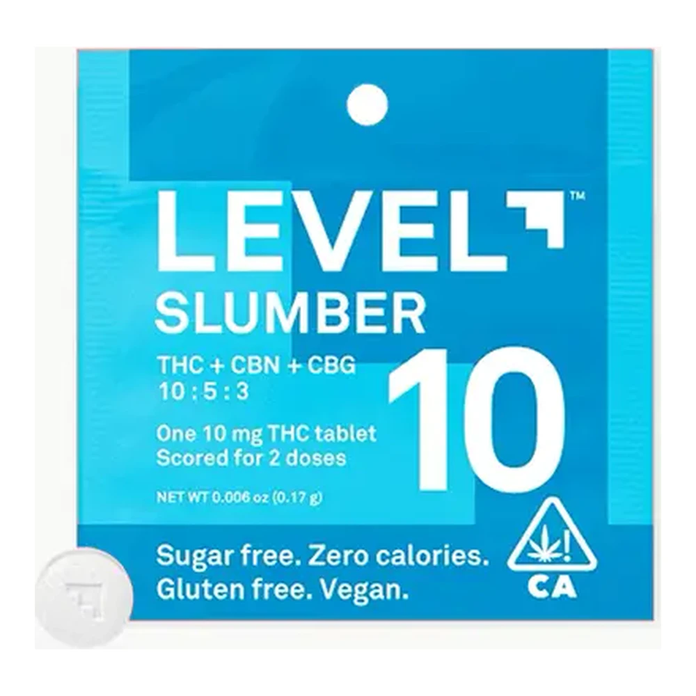 LEVEL - Level | Slumber | Single Tablet | 10:5:3 | THC:CBN:CBG | 10mg Main Image