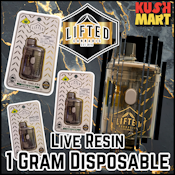 Lifted | Old School Lemons | Live Resin | Disposable | DOH | 1g