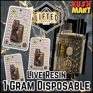 Lifted Cannabis - Lifted | Old School Lemons | Live Resin | Disposable | DOH | 1g