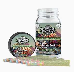 Lift Tickets - GELATO FUEL X KUSH MINTZ INFUSED (5PK) - LIFT TICKETS