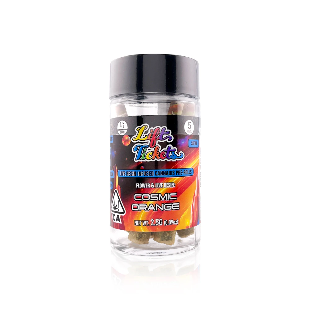 Lift Tickets - LIFT TICKETS - Infused Preroll - Cosmic Orange - 5-Pack - 2.5G Main Image