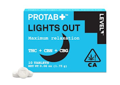 LEVEL | PROTAB LIGHTS OUT FULL SPECTRUM - 10PK | CAPSULE