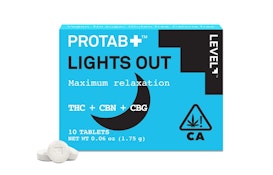 Level - PROTAB+™ Lights Out - 220mg THC 93mg CBN 18mg CBG - 10pk