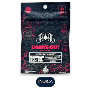 Heavy Hitters - Heavy Hitters - Lights Out - Midnight Cherry CBN - Gummies - 5pk - 100mg