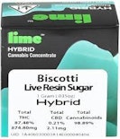 Lime Live Resin Sugar 1g Biscotti
